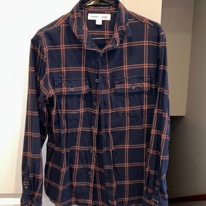 Old Navy Red/Blue Long Sleeve Plaid Shirt